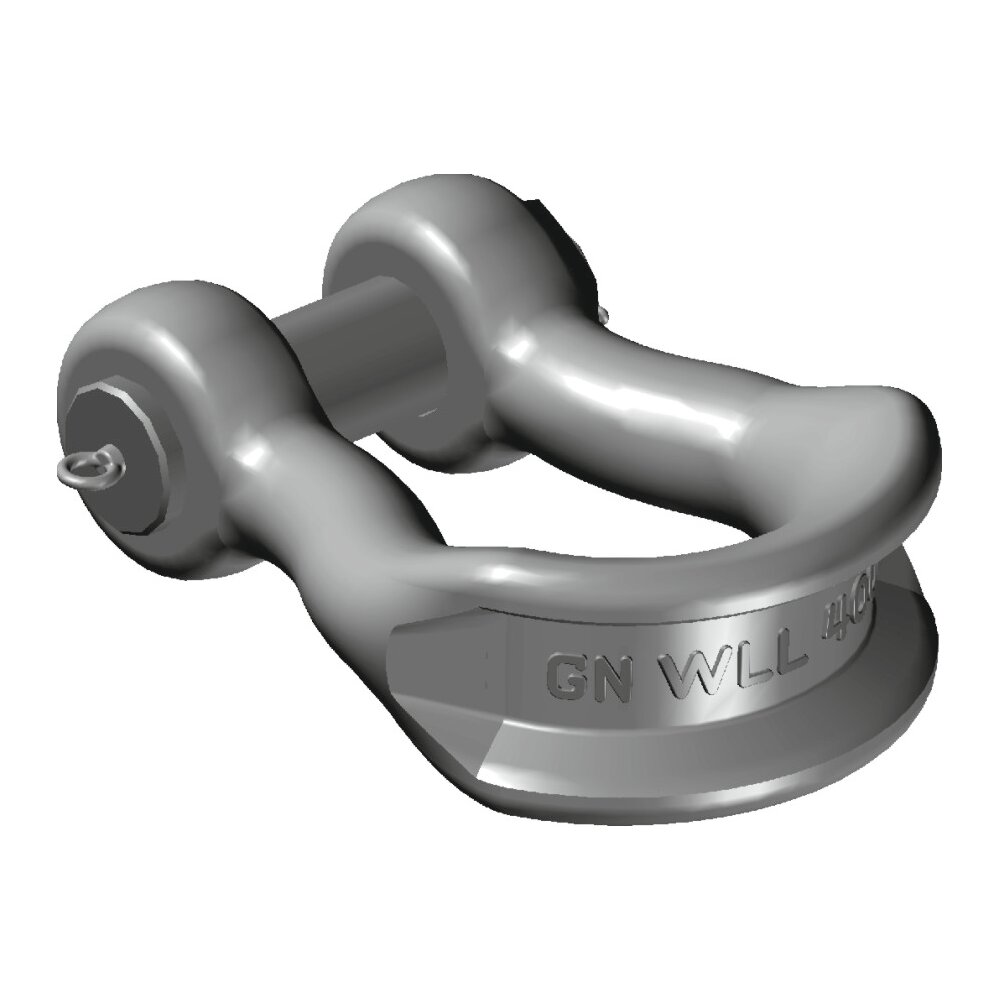 GN H14 Forged Rope Shackle Sling Protector Wide Body and alloy steel quenched and tempered shackle
