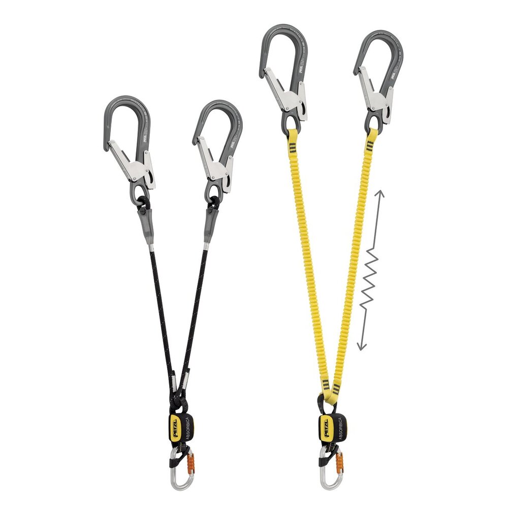 Fallsikringsline dobbel Absorbica-Y MGO, Petzl