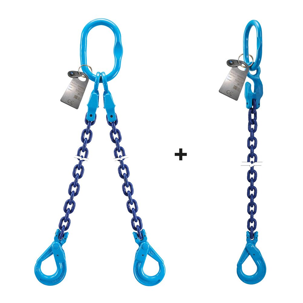 1 og 2 delt kjetting sling fra Powertex, med Yoke produkter.