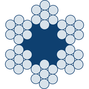 Ståltau 6x7 FC ROPETEX S42