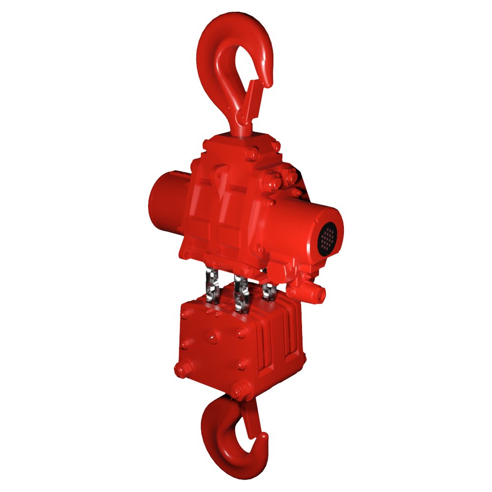 Heavy Duty Air Chain Hoists Red Rooster TMH (50.000 & 60.000 kg)