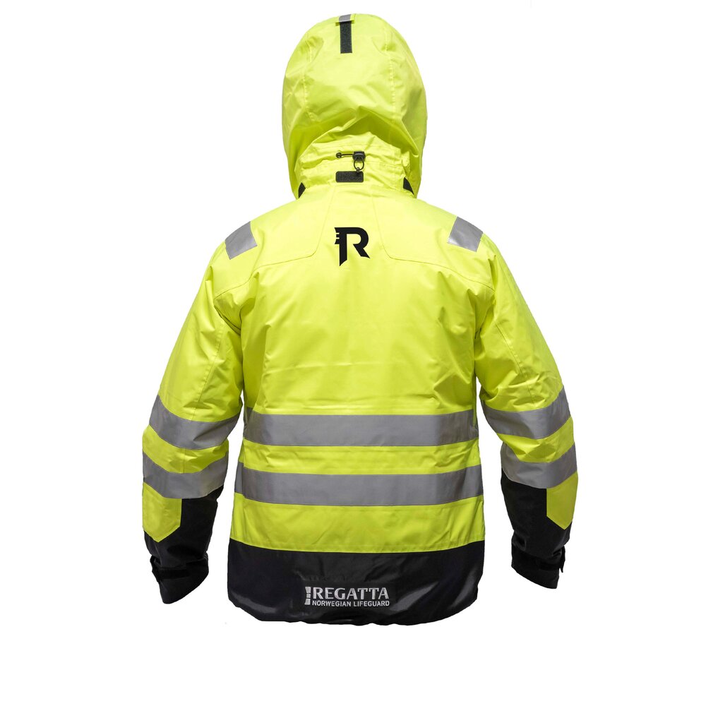 Regatta harbour flotation jacket is equipped with REFLEX several places.
