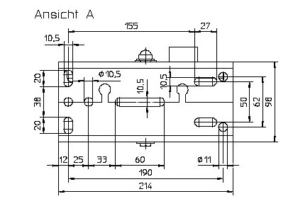 Bracket Winch type KWE 650 measurements_2