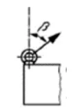 Lifting angle 45 to 60 degrees