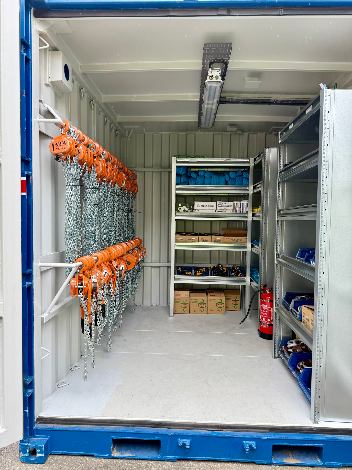 Utstyrs-container for utleie